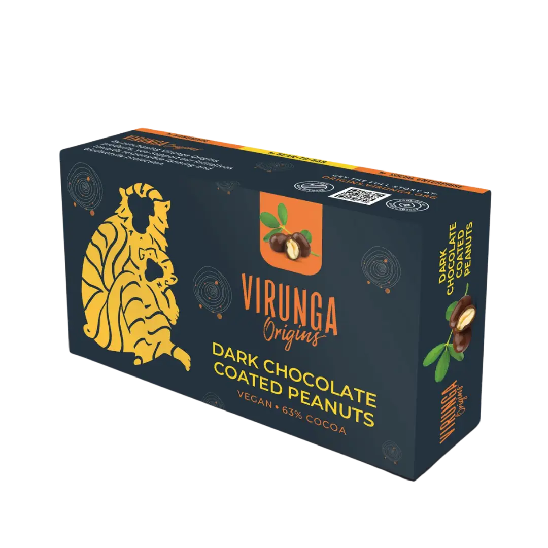 Dark chocolate with peanuts