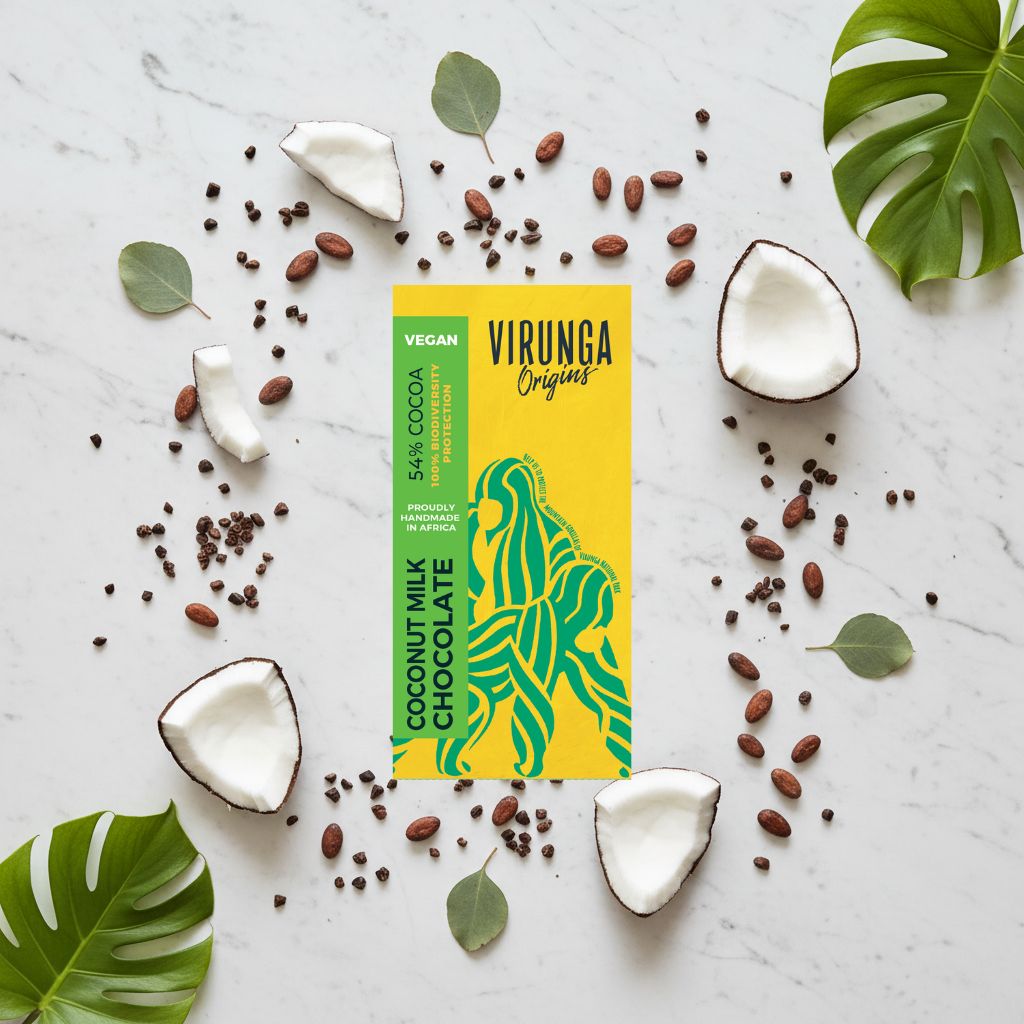 Chocolat au lait de coco 54%