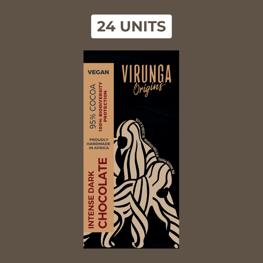 Dark Chocolate 95% - 24 Units – Virunga Origins