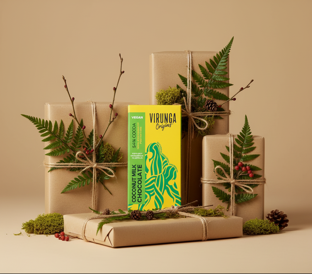 Coconut Milk Chocolate Gift Scene