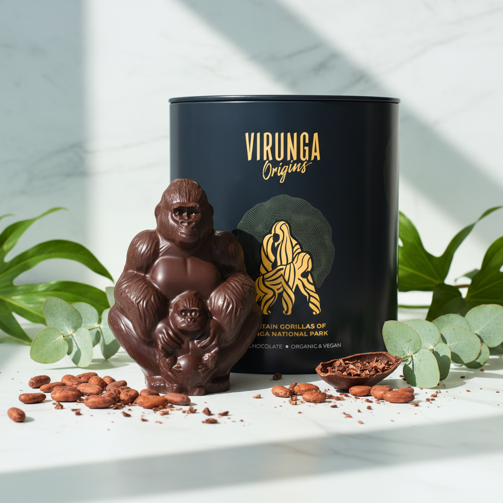 Gorille en chocolat Virunga